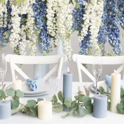 Wisteria Spray x 6 Sprays Blue (100cmH)