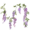Wisteria x 9 Head Vine Garland Purple (200cmL)