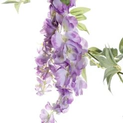 Wisteria x 9 Head Vine Garland Purple (200cmL)
