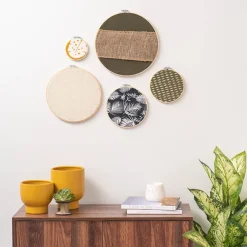 Wood Embroidery Hoop 6" Natural (15cmD)