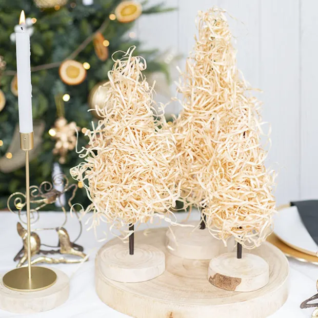 Wood Wool 1kg Bag Shred Filler Natural (3mm Thick) Approx.