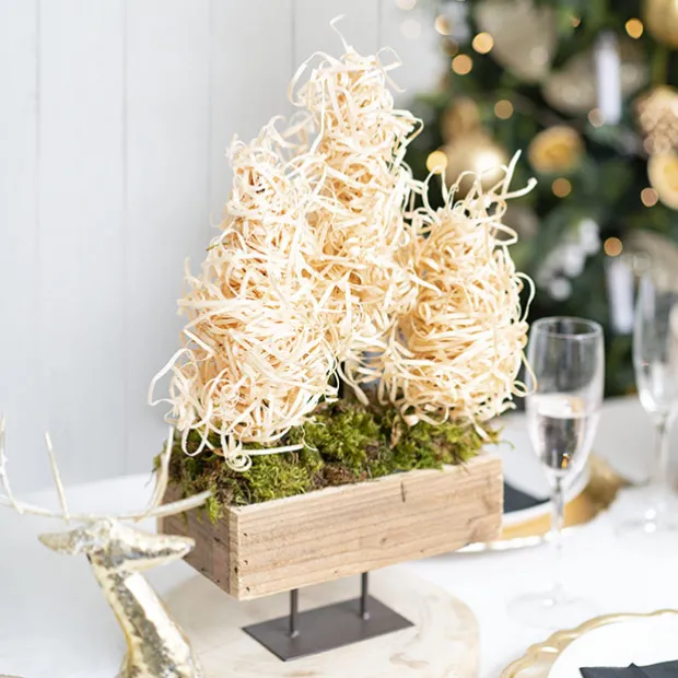 Wood Wool 1kg Bag Shred Filler Natural (3mm Thick) Approx.