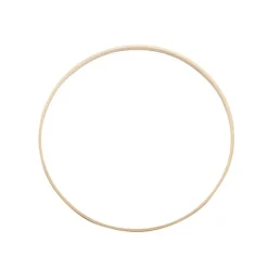 Wooden Bamboo Ring Natural (26cmD)