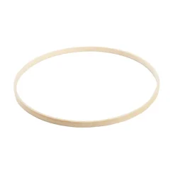 Wooden Bamboo Ring Natural (30cmD)