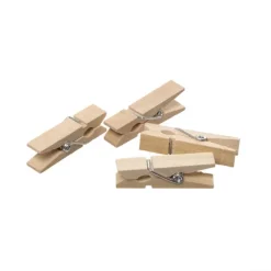 Wooden Craft Pegs Pack 50 Natural (24mm)
