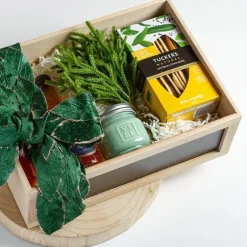 Wooden Crate Chalkboard Insert Set 2 Natural (35x25x12cmH)