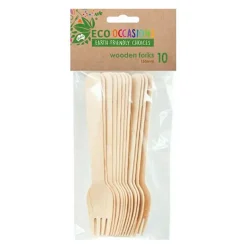 Wooden Fork (15.5cm) Pack 10