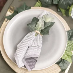 Wooden Napkin Ring Pack 6 Natural (0.8cmx4.5cmD)