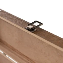 Wooden Single Wine Box Anqitue Brown 36x12x12cmh