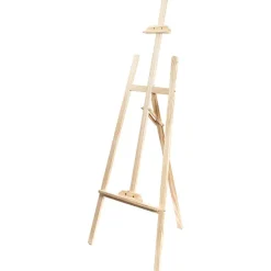 Wooden Tripod Easel Natural Beige (145cmH)