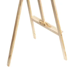 Wooden Tripod Easel Natural Beige (145cmH)
