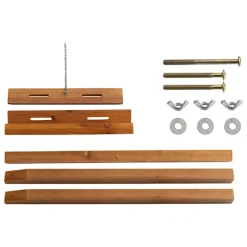 Wooden Tripod Easel Natural Brown (60cmH)