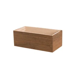 Wooden Trough Hamper Planter Brown (24x12x9cmH)
