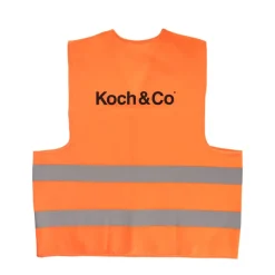 Workwear Fluro Safety Vest Orange (66x70cmH) XL Koch