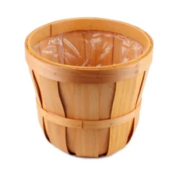 Woven Barrel Hamper Natural (40x35cmH)