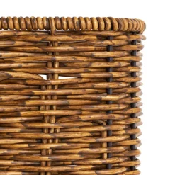 Woven Tray Rectangle Dark Brown (29x20.5x10cmH)