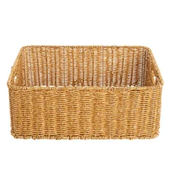 Woven Tray Rectangle Natural (38x29x14cmH)