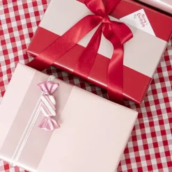 Wrapping Narrow Roll Solid Gloss Rose Gold (10cmx25m)