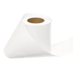 Wrapping Narrow Roll Solid Gloss White (10cmx25m)