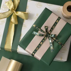 Wrapping Narrow Roll Solid Gloss Dark Green (10cmx25m)