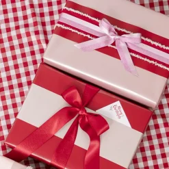 Wrapping Narrow Roll Solid Gloss Blood Red (10cmx25m)