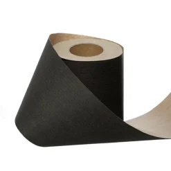 Wrapping Narrow Roll Solid Kraft Black (10cmx25m)