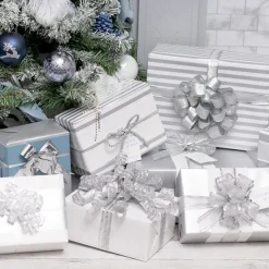 Wrapping Paper Counter Roll Solid Gloss Silver (50cmx50m)