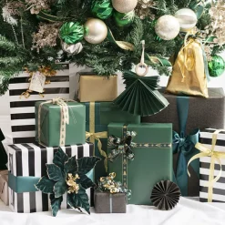 Wrapping Paper Counter Roll Gloss Hunter Green (50cmx50m)