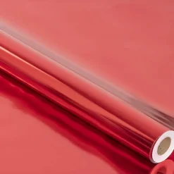 Wrapping Paper Metallic Shimmer Effect Red (70cmx30m)