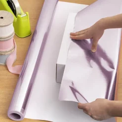 Wrapping Paper Metallic Shimmer Effect PurplePink (70cmx30m)