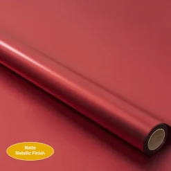 Wrapping Paper Platinum Foil Matte Red (70cmx20m)