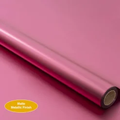 Wrapping Paper Platinum Foil Matte Pink (70cmx20m)