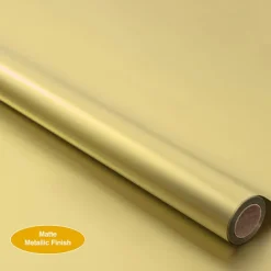 Wrapping Paper Platinum Foil Matte Gold (70cmx20m)