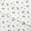 Wrapping Paper Roll Christmas Holly Gloss White (50cmx50m)