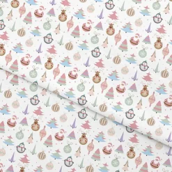 Wrapping Paper Roll Christmas Cheer Gloss Pastel (70cmx25m)