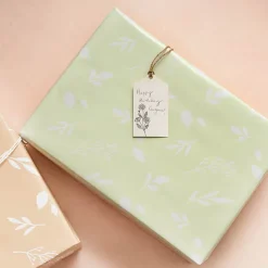 Wrapping Paper Roll Leaf Sprays Gloss Spring Green(70cmx25m)