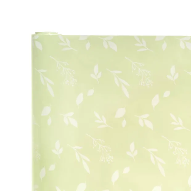 Wrapping Paper Roll Leaf Sprays Gloss Spring Green(70cmx25m)