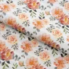 Wrapping Paper Roll Roses & Poppies Stripe White (70cmx25m)