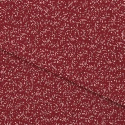 Wrapping Paper Roll Snow Flurries Gloss Red (70cmx25m)