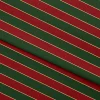 Wrapping Paper Roll Tartan Stripes Gloss Red Green(70cmx25m)
