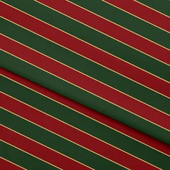 Wrapping Paper Roll Tartan Stripes Gloss Red Green(70cmx25m)