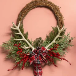 Wreath Grapevine and Twig Mix Natural (50cmD)